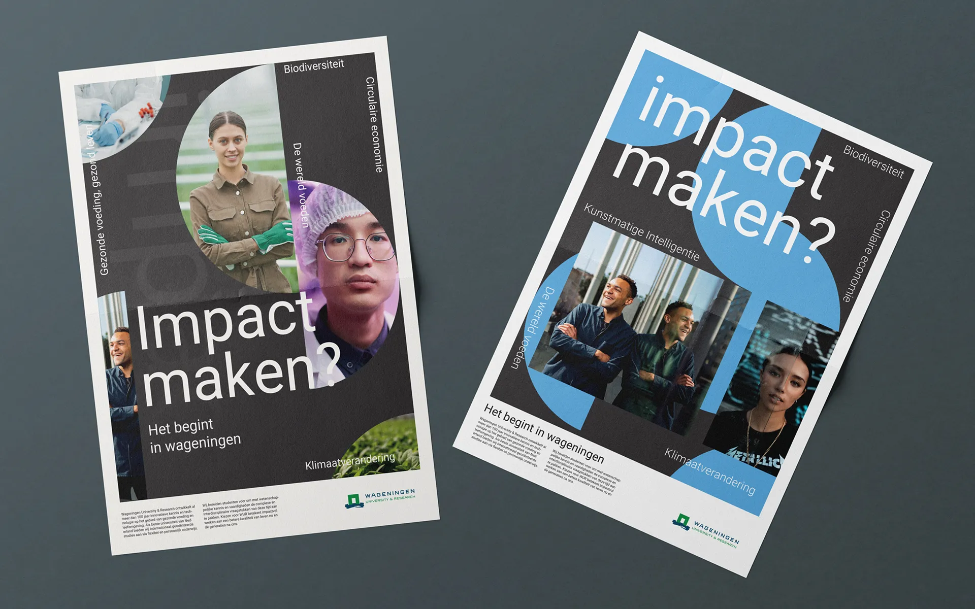mockup poster Wageningen Universiteit