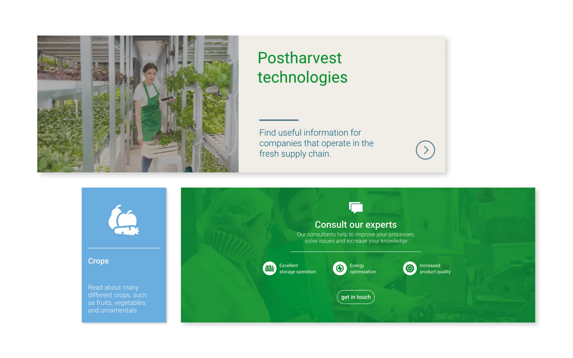 Wageningen Universiteit webdesign elementen